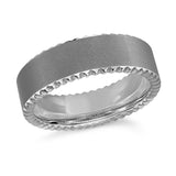 Tungsten Band Brushed Finish Rigid Edges