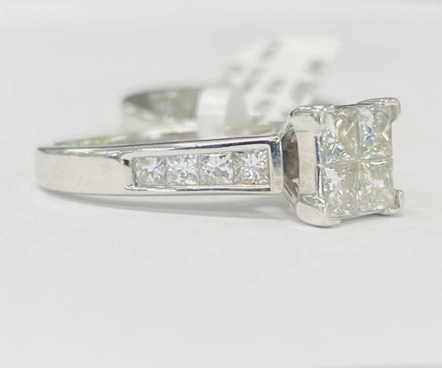 3CTW Quad Diamond Wedding Set