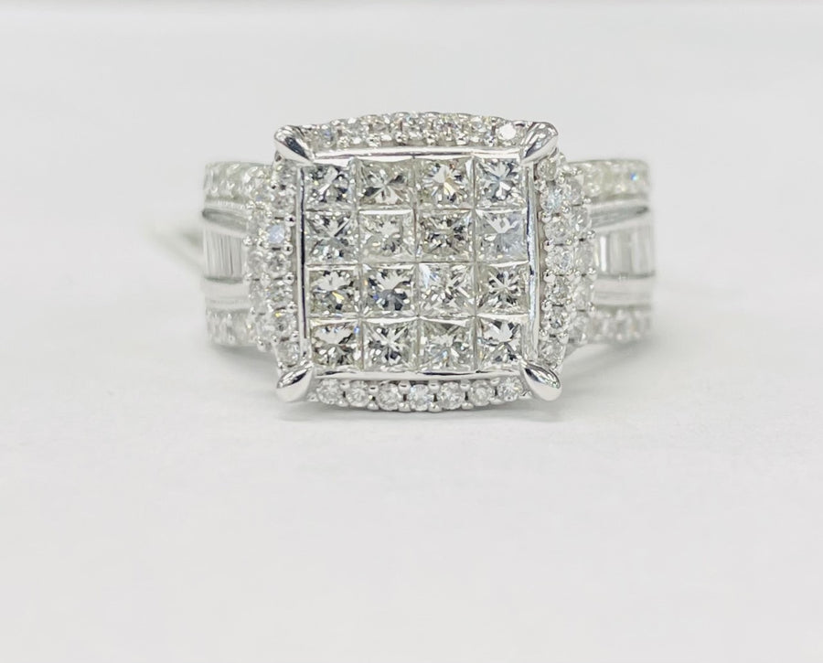 2 1/2CTW Composite Diamond Engagement Ring
