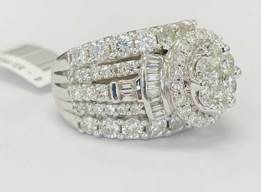 4CTW Diamond Composite Engagement Ring
