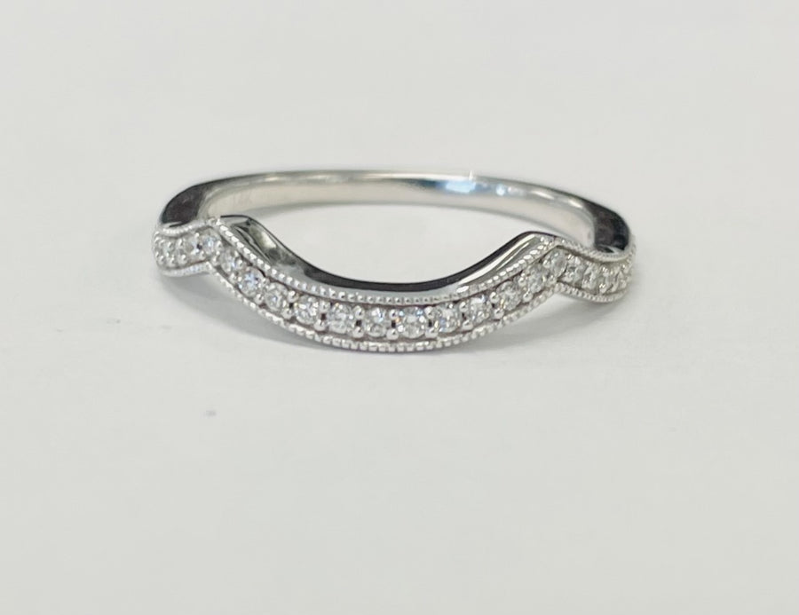 White Gold Double Halo Emerald Diamond Wedding Set