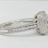 Romance - Vintage Inspired Detailed Halo Diamond Setting