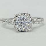 Romance - Cathedral Halo Diamond Setting