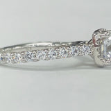 Romance - Cathedral Halo Diamond Setting