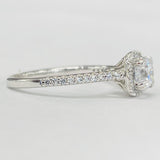 Romance - Simple Halo Diamond Setting