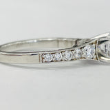 Romance - White Gold Graduated Diamond Setting