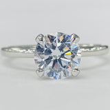 Noam Carver - Hidden Halo Diamond Solitare Setting