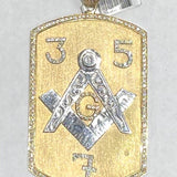 18k Masonic Pendant