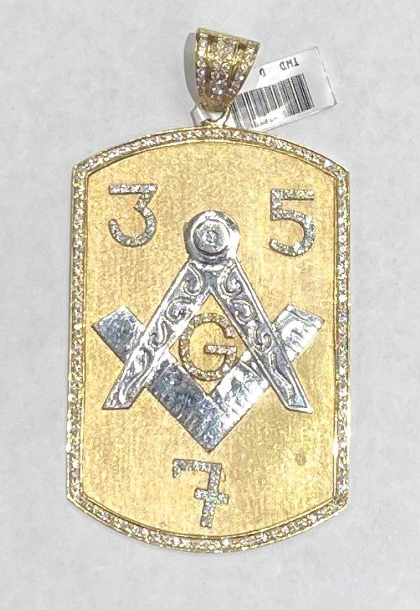 18k Masonic Pendant