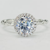 Noam Carver - Simple Halo Twist Diamond Setting