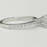 Noam Carver - Accented Tall Solitare Setting