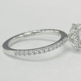 Noam Carver - Oval Hidden Halo Diamond Setting