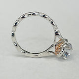 Noam Carver - Scalloped Halo Diamond Setting