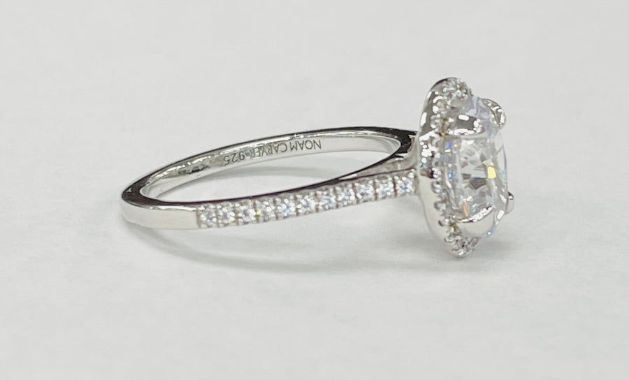 Noam Carver - Oval Halo Diamond Engagement Ring