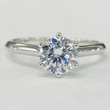Noam Carver - Six Prong Accented Diamond Setting