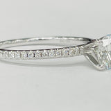 Tidewater Classic - White Gold 3/4CT Accented Solitaire