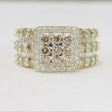 2CTW Chocolate & White Diamond Eastate Ring