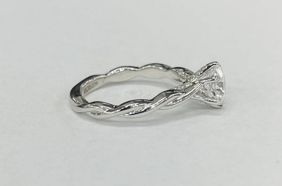 ArtCarved - Twist Setting With Diamond Undercarriage