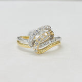 Estate Two Toned Fashion Diamond Ring
