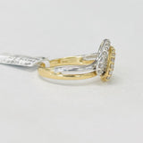 Estate Two Toned Fashion Diamond Ring
