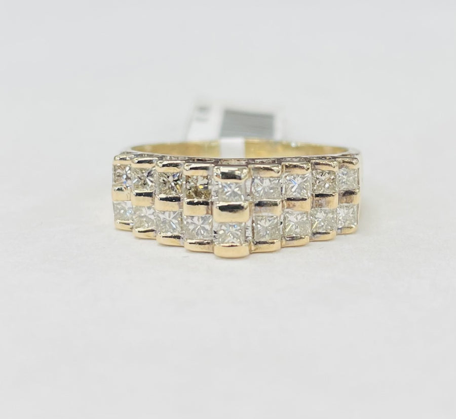 Estate Structural Diamond Ring