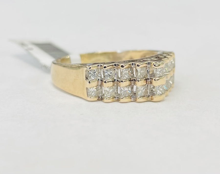 Estate Structural Diamond Ring