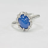 Vintage Blue Star Sapphire Ring