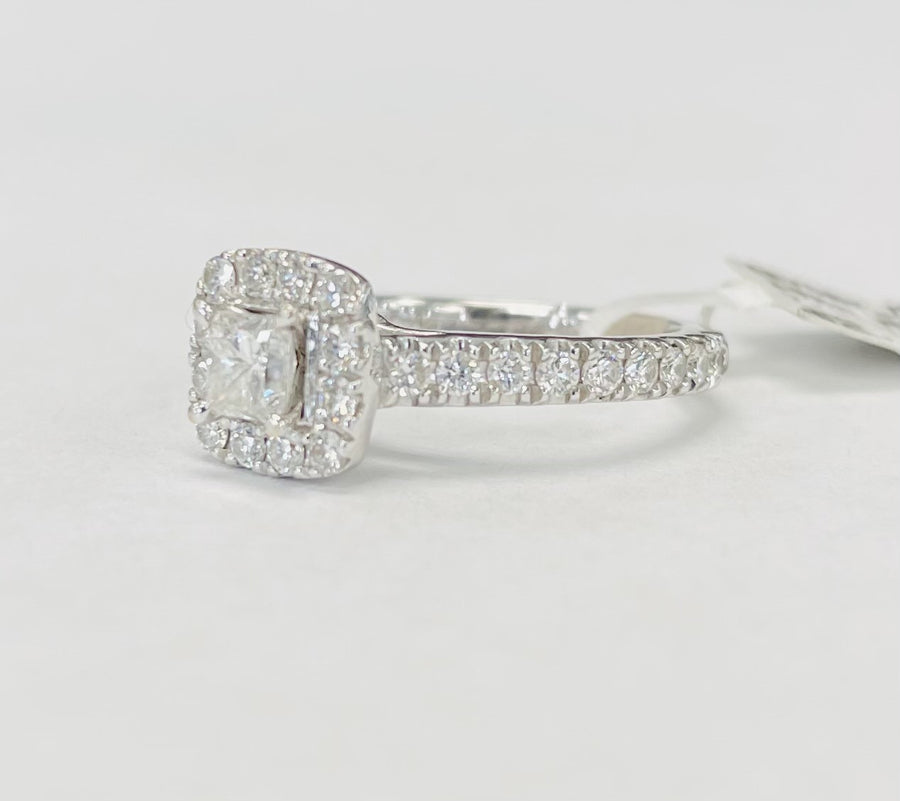 Neil Lane Princess Cut Halo Engagement Ring