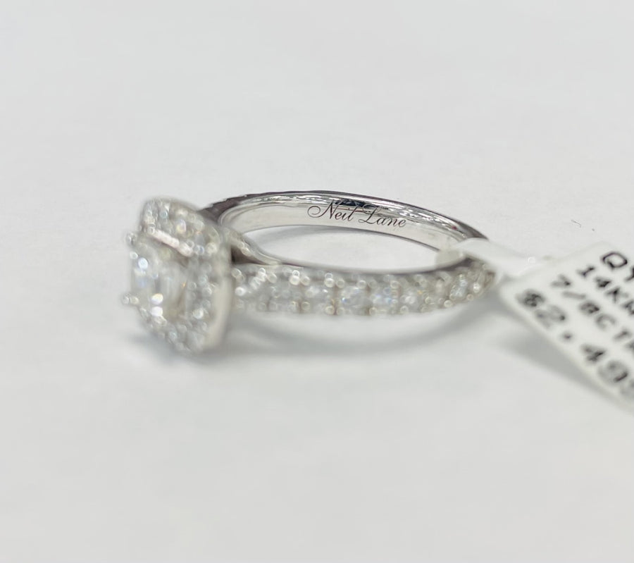 Neil Lane Princess Cut Halo Engagement Ring