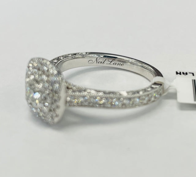 Neil Lane Double Halo White Gold Diamond Engagement Ring