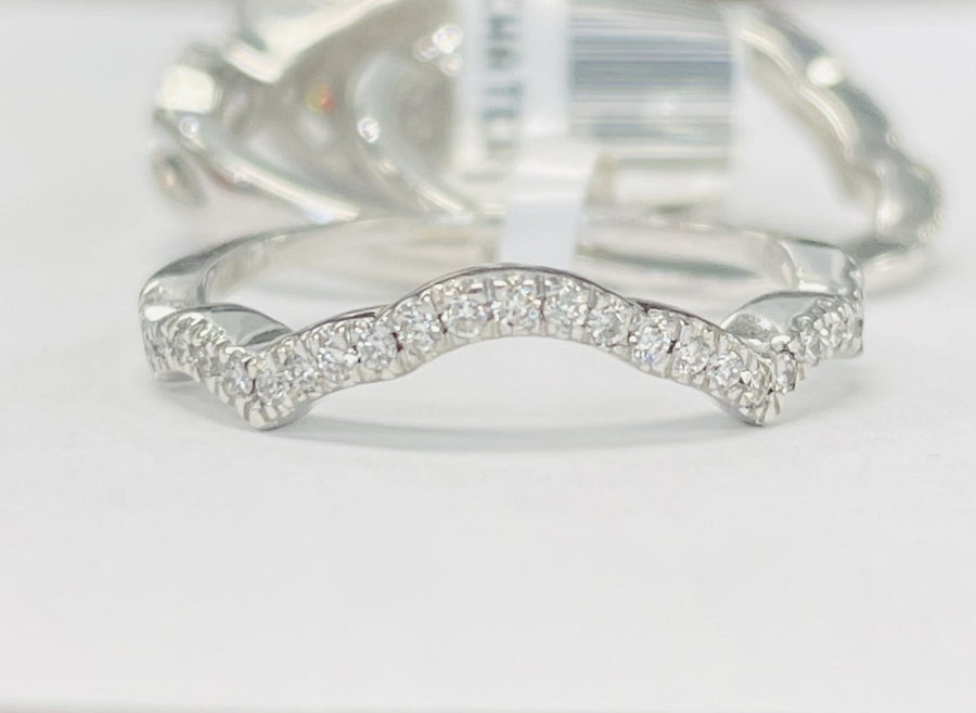Twist Halo 3CTW Diamond Pave Wedding Set